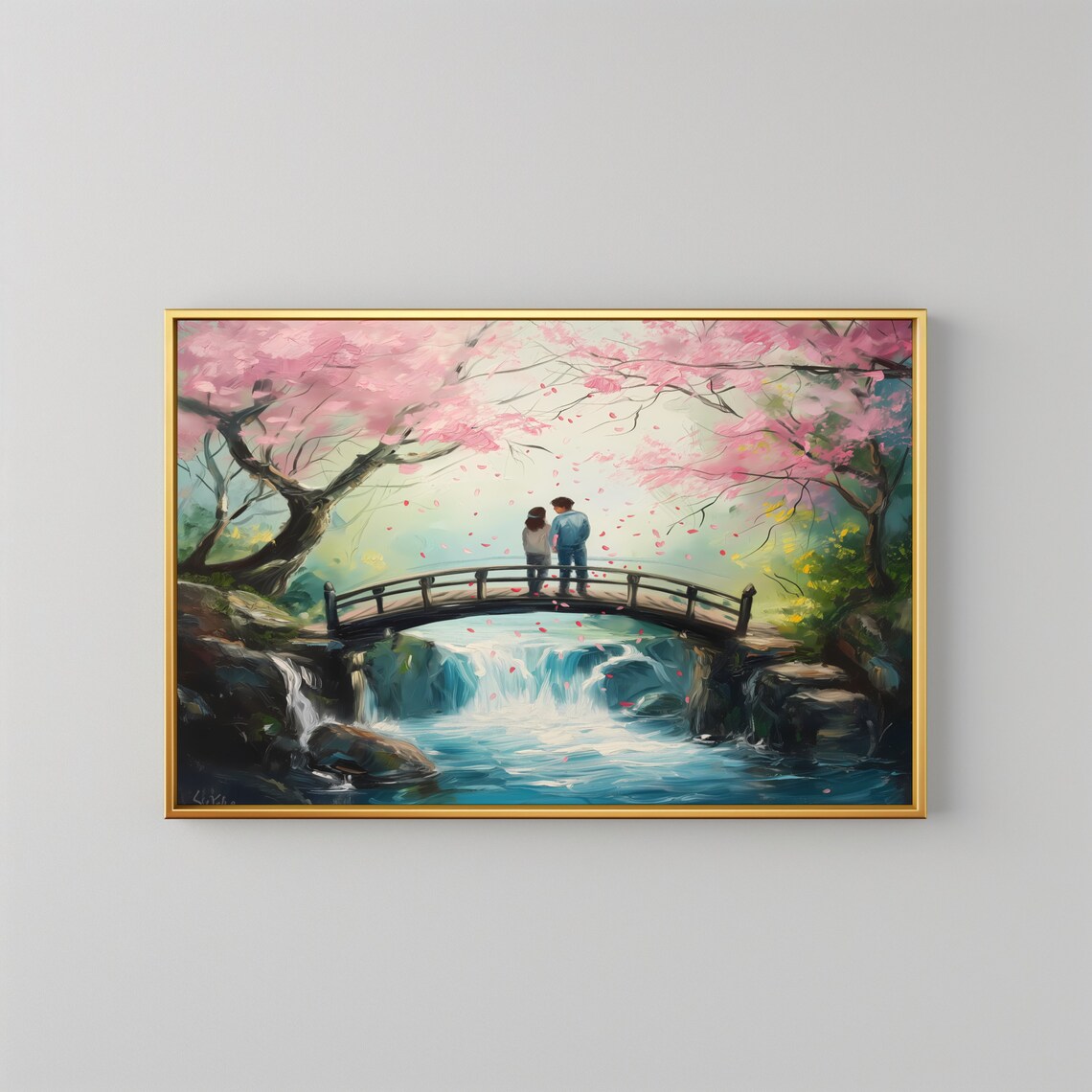 Valentines Day Romantic Painting, Home Decor - Image 2