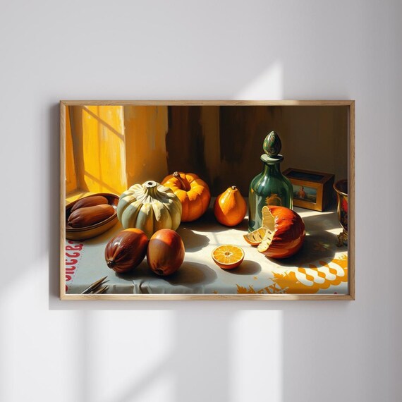 Autumn Still Life Jigsaw Puzzle Vintage Art Cozy Family Game