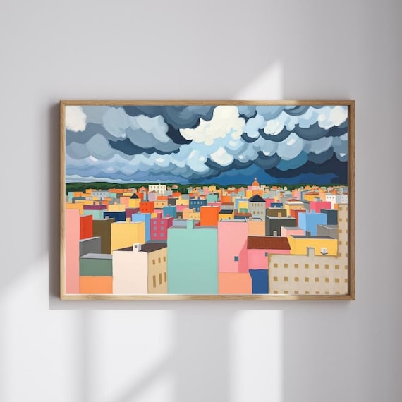 Colorful Cityscape Jigsaw Puzzle Family Fun Art Therapy