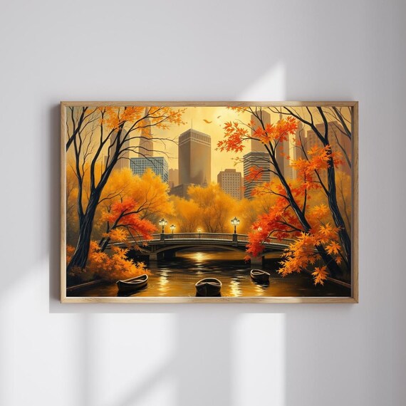 Central Park Sunrise Poster Print