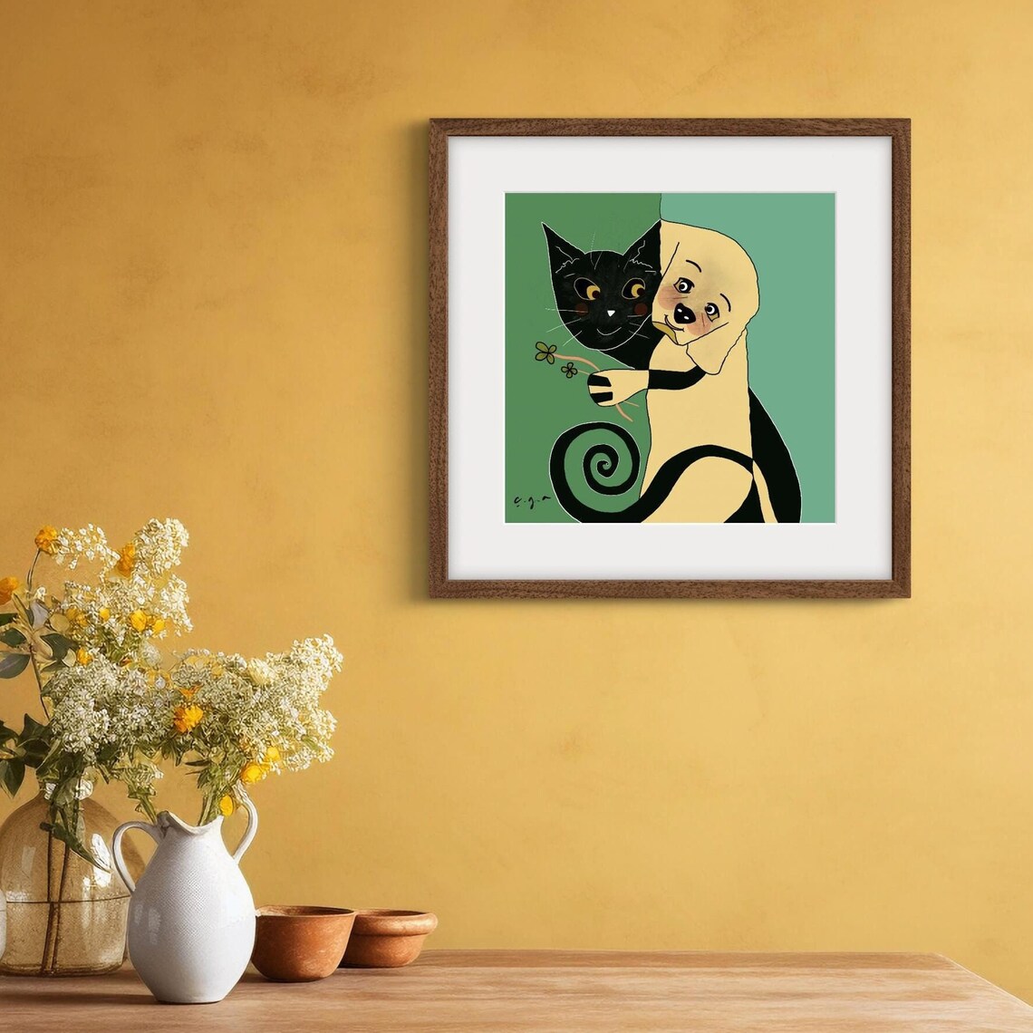 The Unity of the Cat and the Dog Illustration - Image 3
