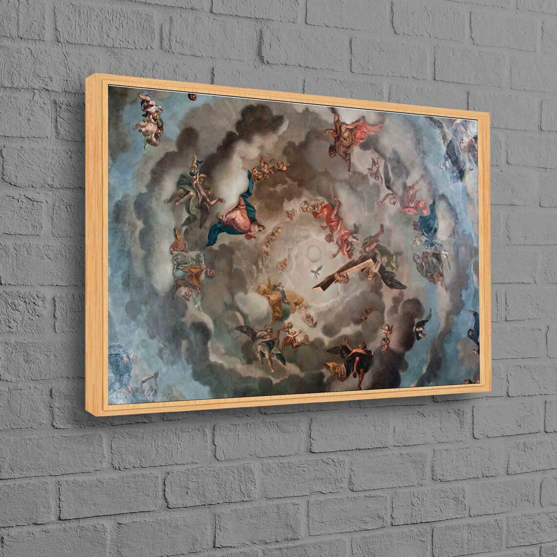 Renaissance Heaven Painting Reproduction Angel Art Print