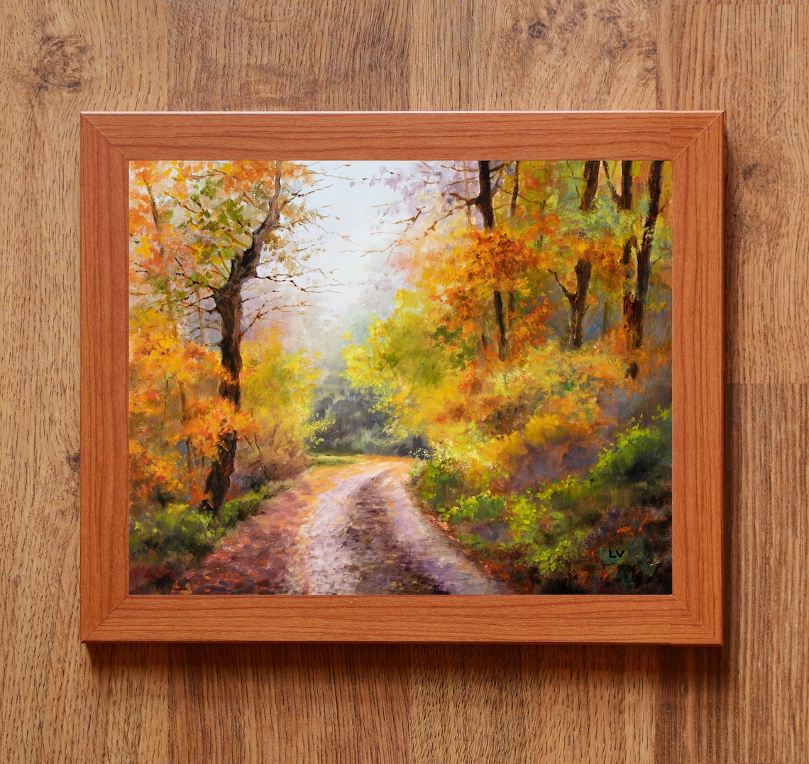 Autumn Forest, New Hampshire Fall Landscape Art Print - Image 6