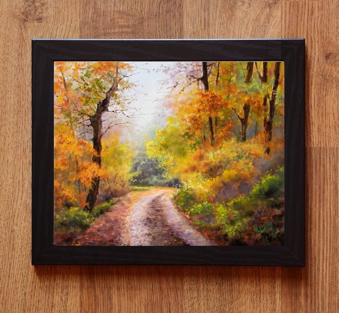 Autumn Forest, New Hampshire Fall Landscape Art Print - Image 4