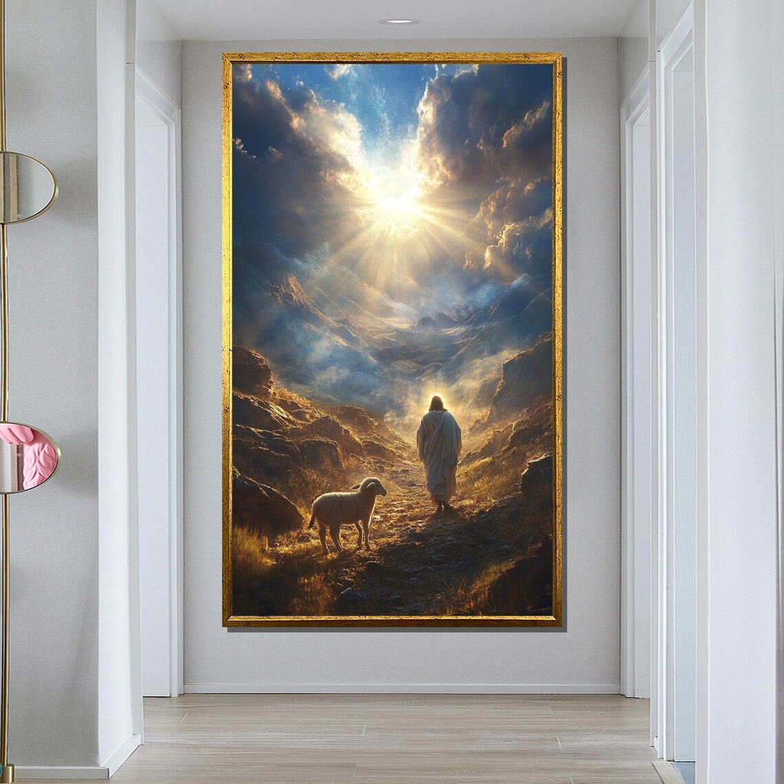Jesus The Good Shepherd, Christian Faith Decor