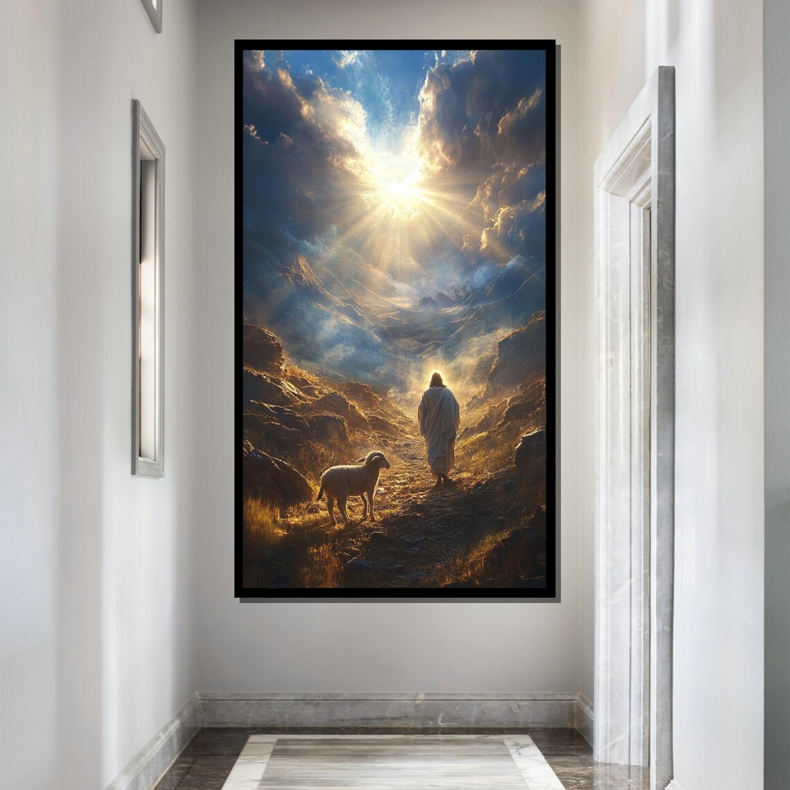 Jesus The Good Shepherd, Christian Faith Decor - Image 2