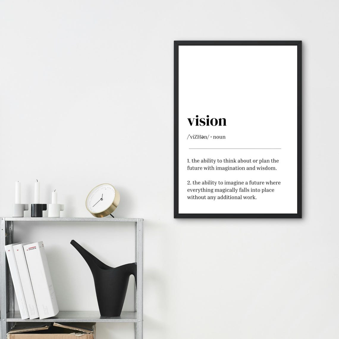 Vision Funny Dictionary Definition Office Workplace Humor Print - Image 3