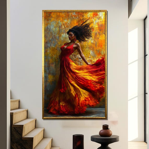Flamenco Dancer, Spanish Passion Art for Interiors