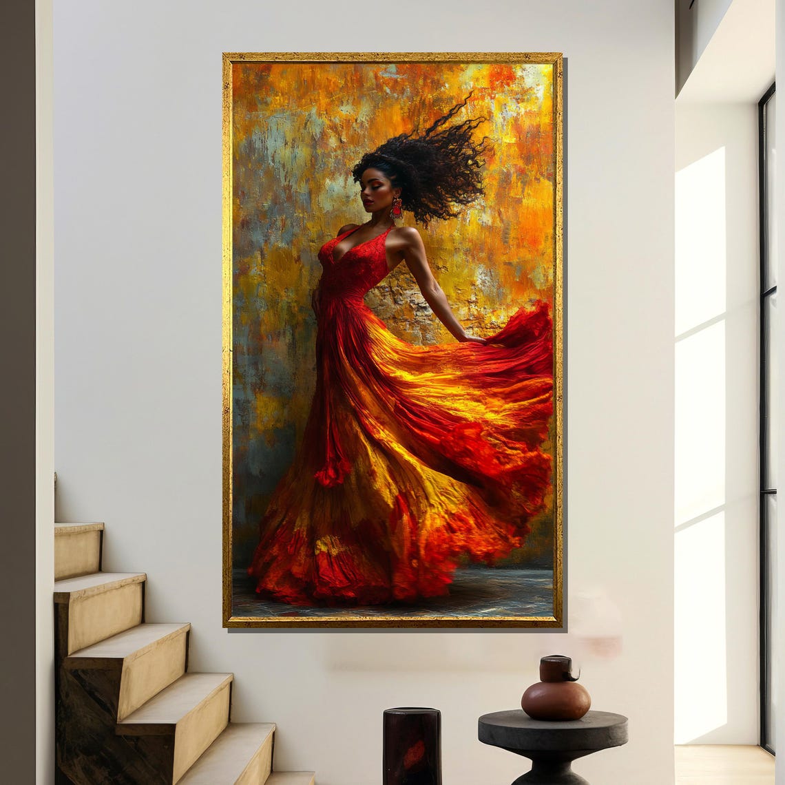 Flamenco Dancer, Spanish Passion Art for Interiors