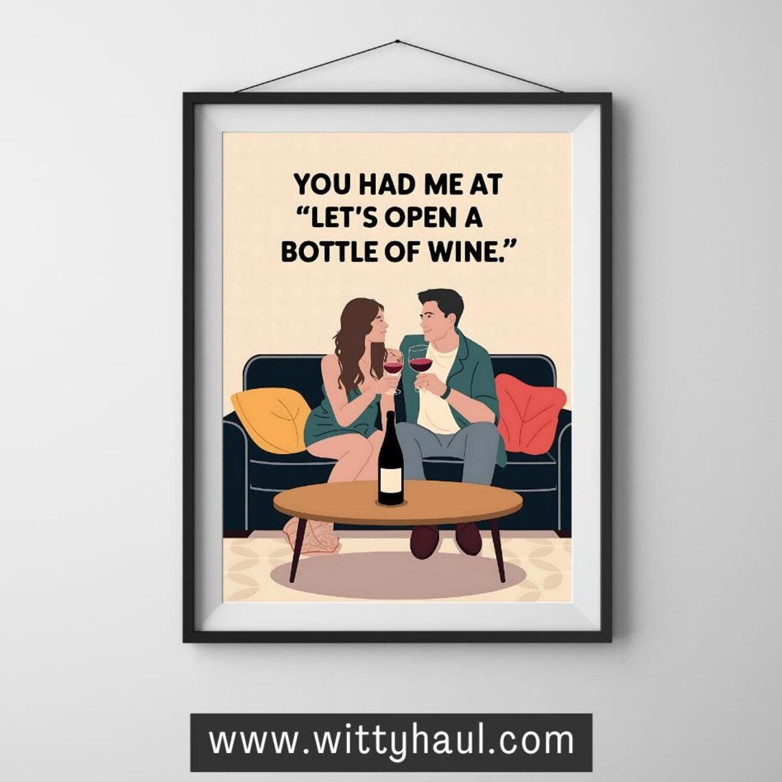 Wine Poster, Modern Wine Art