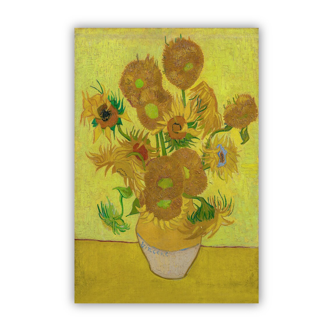 Van Gogh Sunflowers Oil Painting Floral Still Life Art Print Poster - Image 2