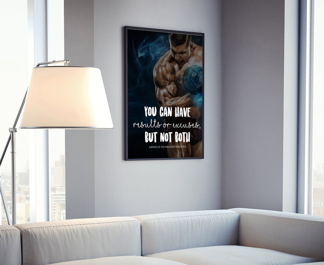 Gym Wall Art Gym Poster Gym Quote Gym Dcor Home Gym Home Gym Dcor Home Gym Poster Inspired Poster Fitness Dcor Motivational Quote - Image 4