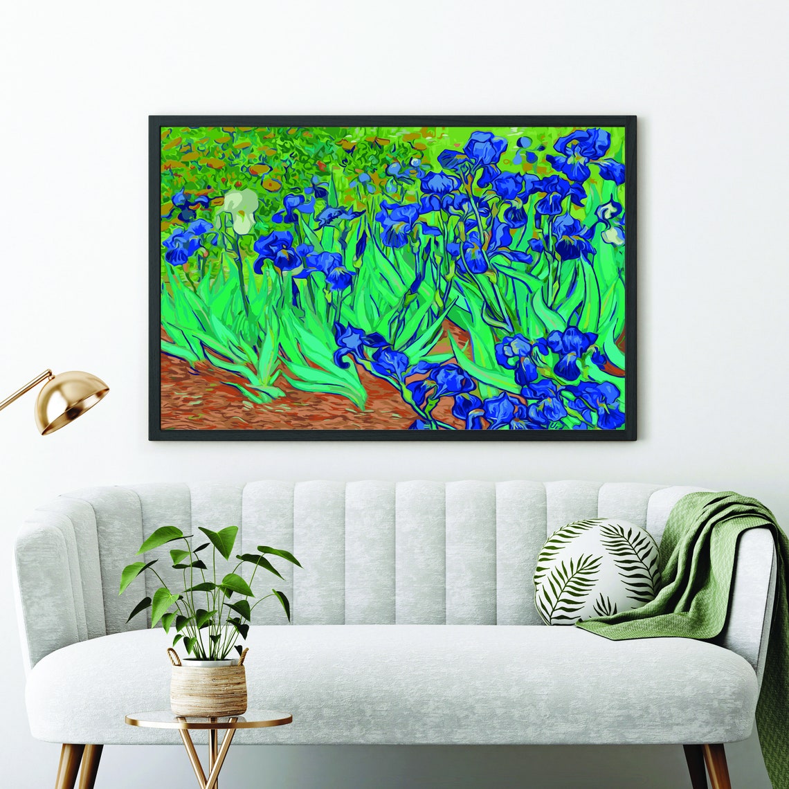 Flowers Oil Painting Flowers Still Life Poster Prints Flower Painting Prints Floral Texture Oil Painting Home Office Wall Art Decoration - Image 4