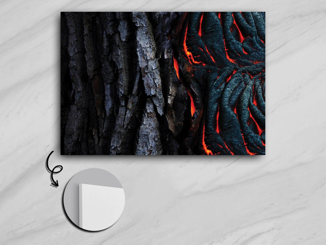 Bark And Acceptance: Sci Fi Style Handmade Painting - Image 5
