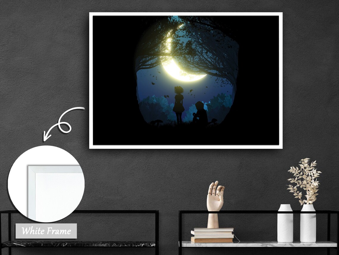In The Light Of Love, Couple Under The Moon - Image 3