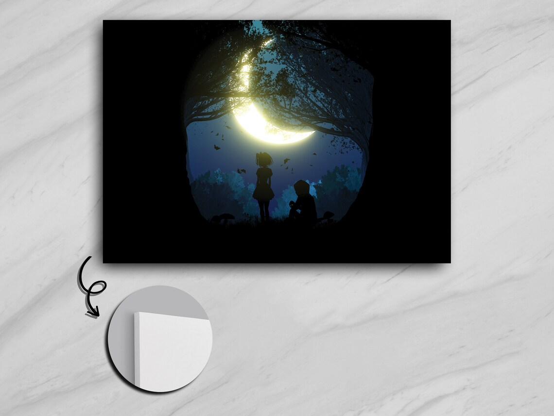 In The Light Of Love, Couple Under The Moon - Image 5