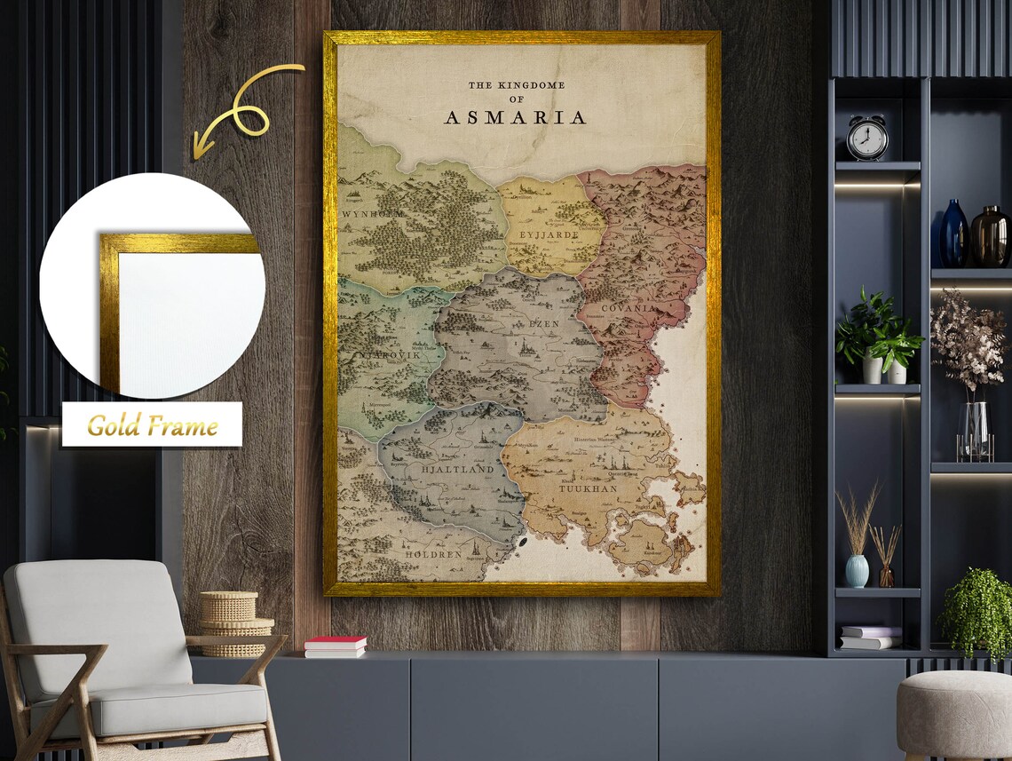 Map Of The Kingdom Of Asmaria - Fantasy Cartography - Image 5