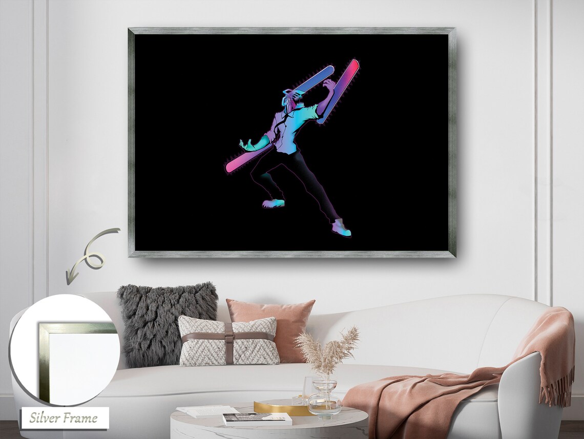 Neon Dance Rhythm Movement, Contemporary Poster Print - Image 2