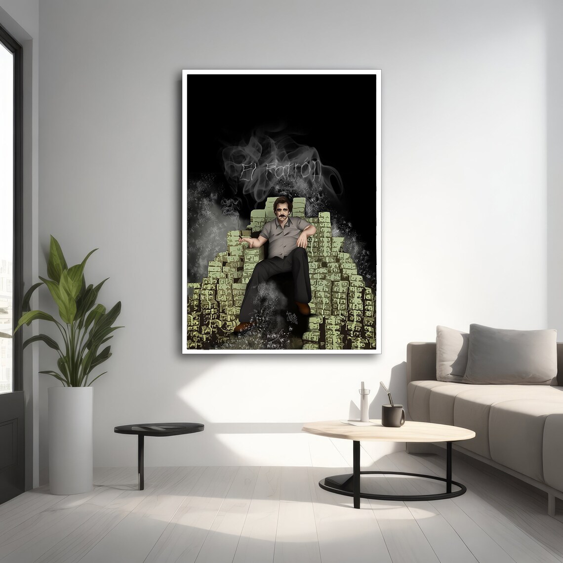 Power And Wealth, Modern Painting For Decor - Image 2