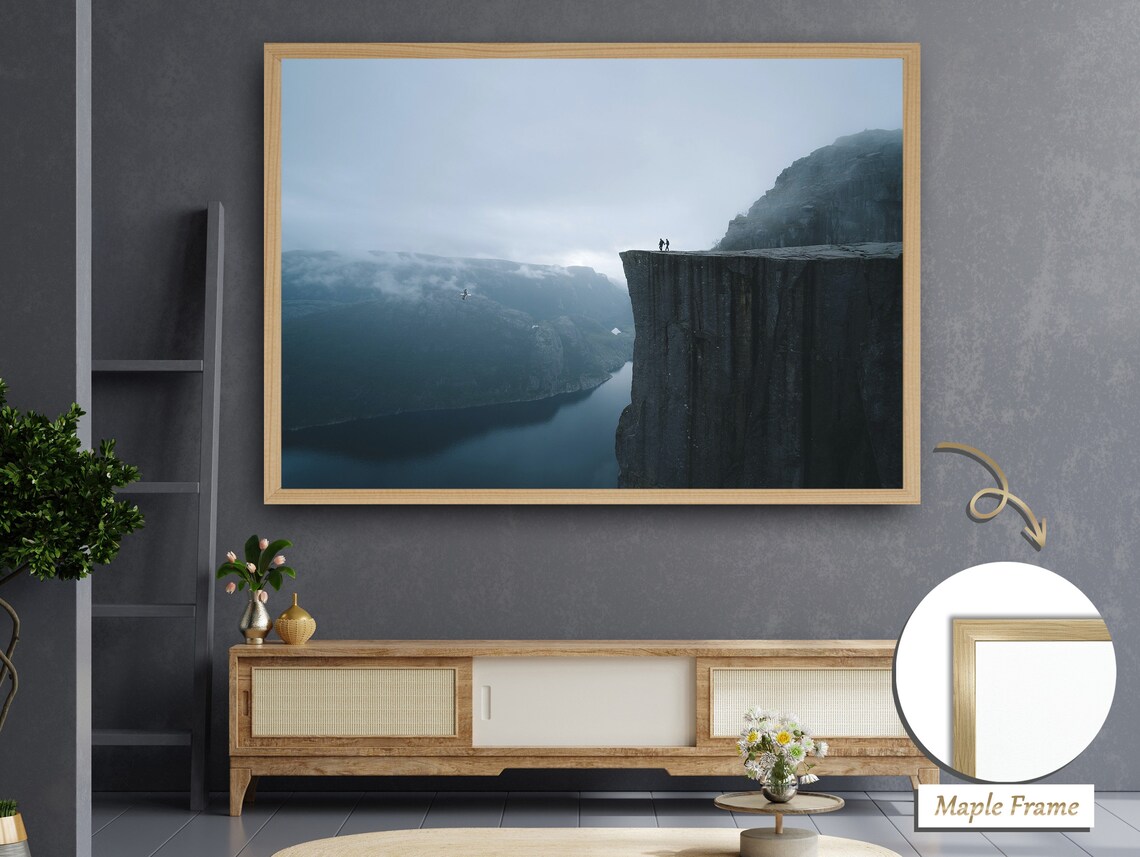 Majestic Cliff Landscape, Natural Wonder Art Print