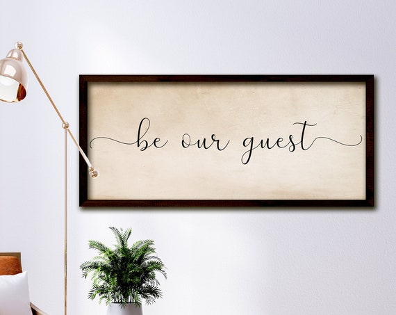 40 Off Be Our Guest Sign Sign For Guest Bedroom Guest Room Wall Decor Be Our Guest Wood Sign Farmhouse Wall Decor Old Paper Background