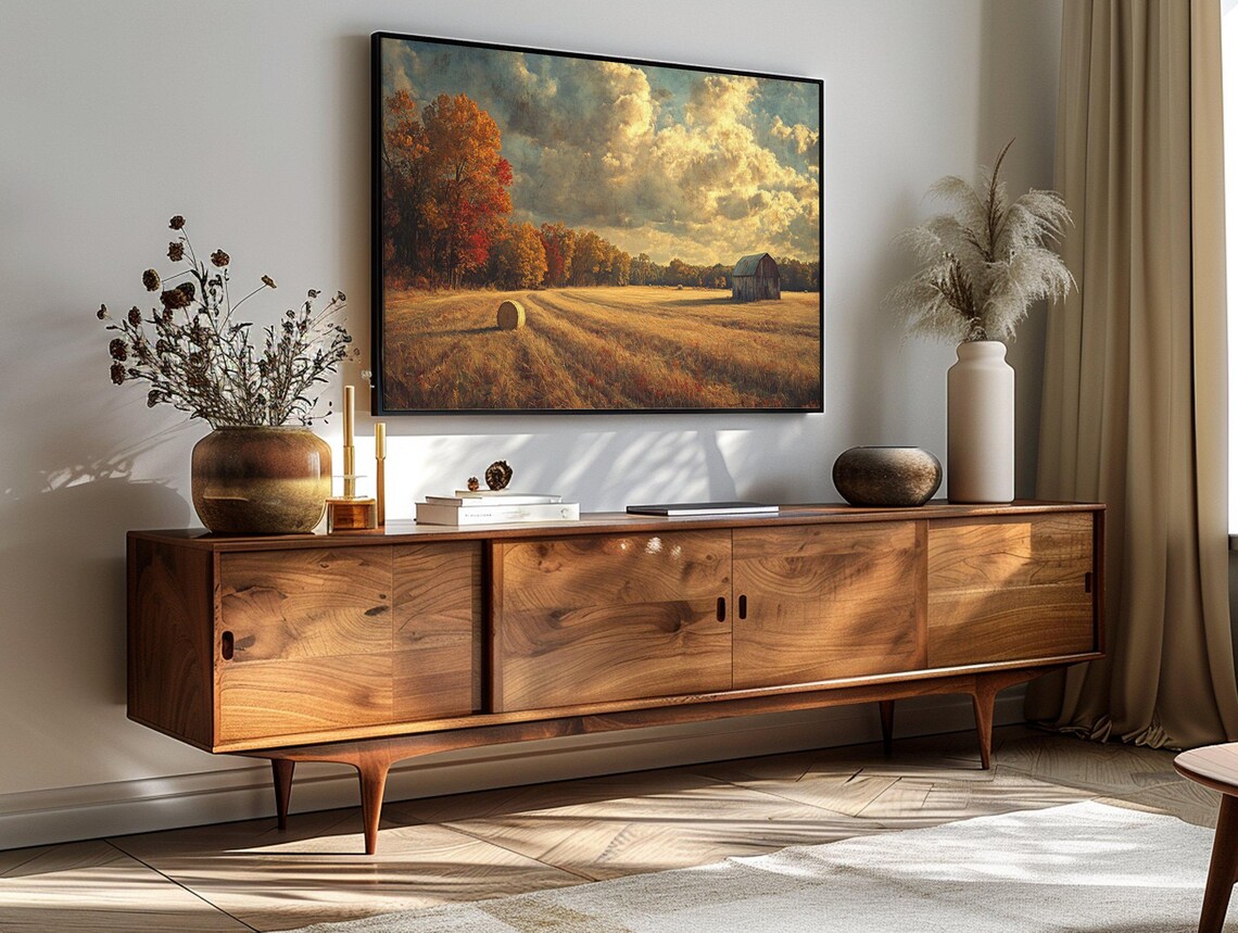 Harvest Time Painting, Seasonal Wall Art Print - Image 3