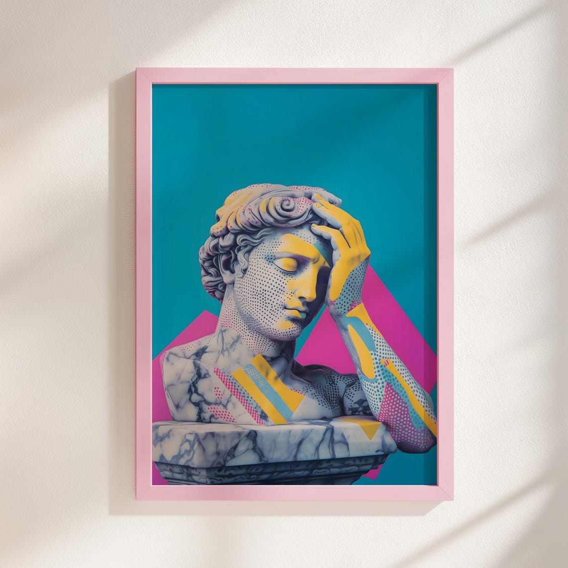 The Thinker Bust, Pop Art Modern Decor
