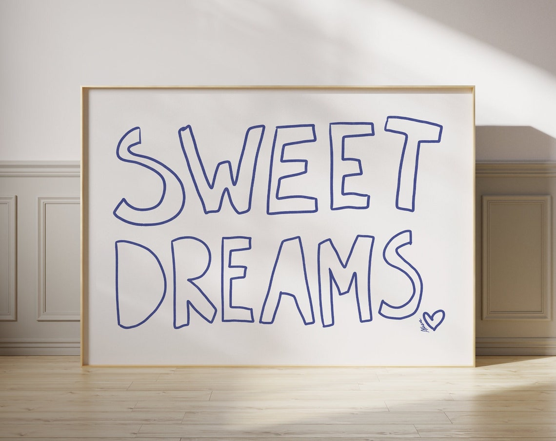 Sweet Dreams Mid-Century Art Print