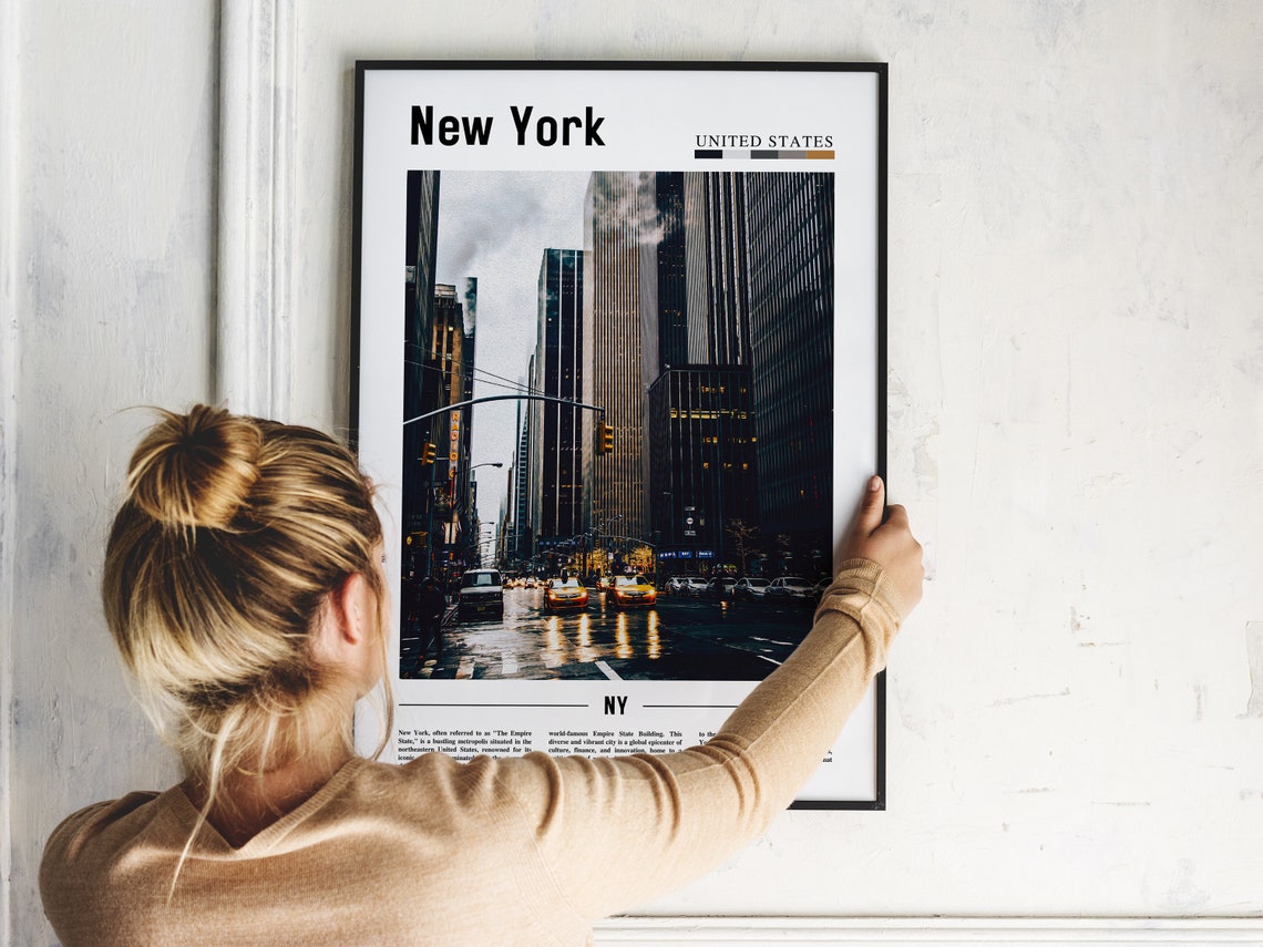New York Poster New York Print New York Wall Art Ny Photo Ny Poster Ny Print New York Photo Travel Poster - Image 2
