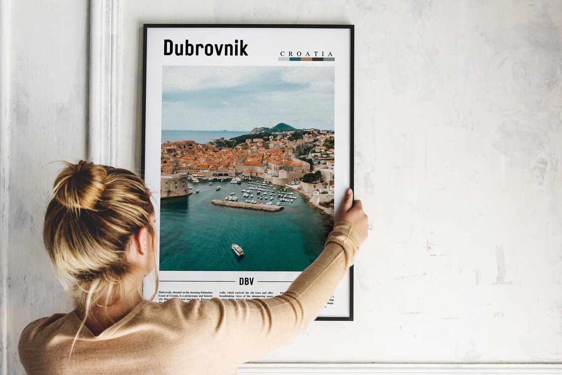 Dubrovnik Poster Dubrovnik Print Dubrovnik Wall Art Europe Photo Europe Poster Europe Print Travel Poster - Image 2