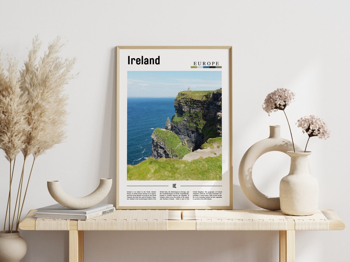 Ireland Cliffs of Moher Dramatic Atlantic Coastal Landmark Poster - Image 3