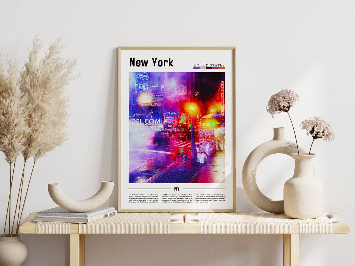 New York Poster New York Print New York Wall Art Ny Photo Ny Poster Ny Print New York Photo Travel Poster - Image 3