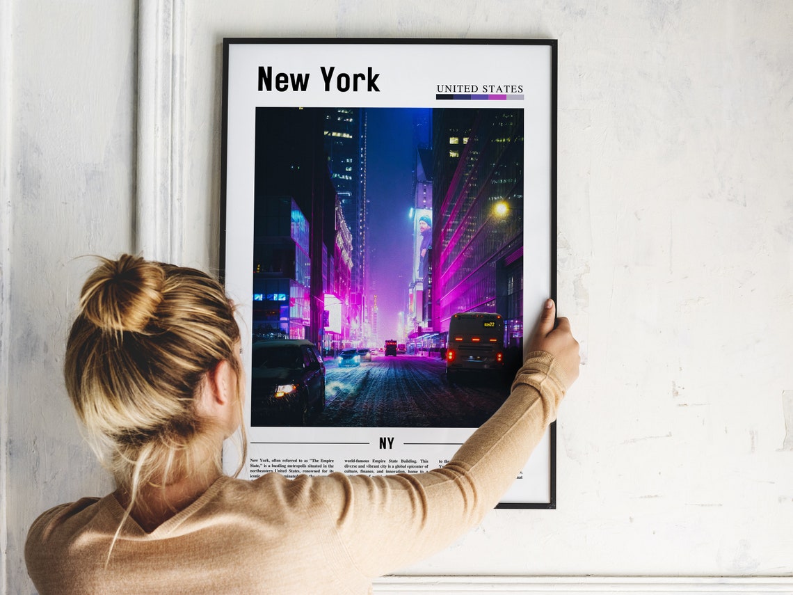 New York Poster New York Print New York Wall Art Ny Photo Ny Poster Ny Print New York Photo Travel Poster - Image 2