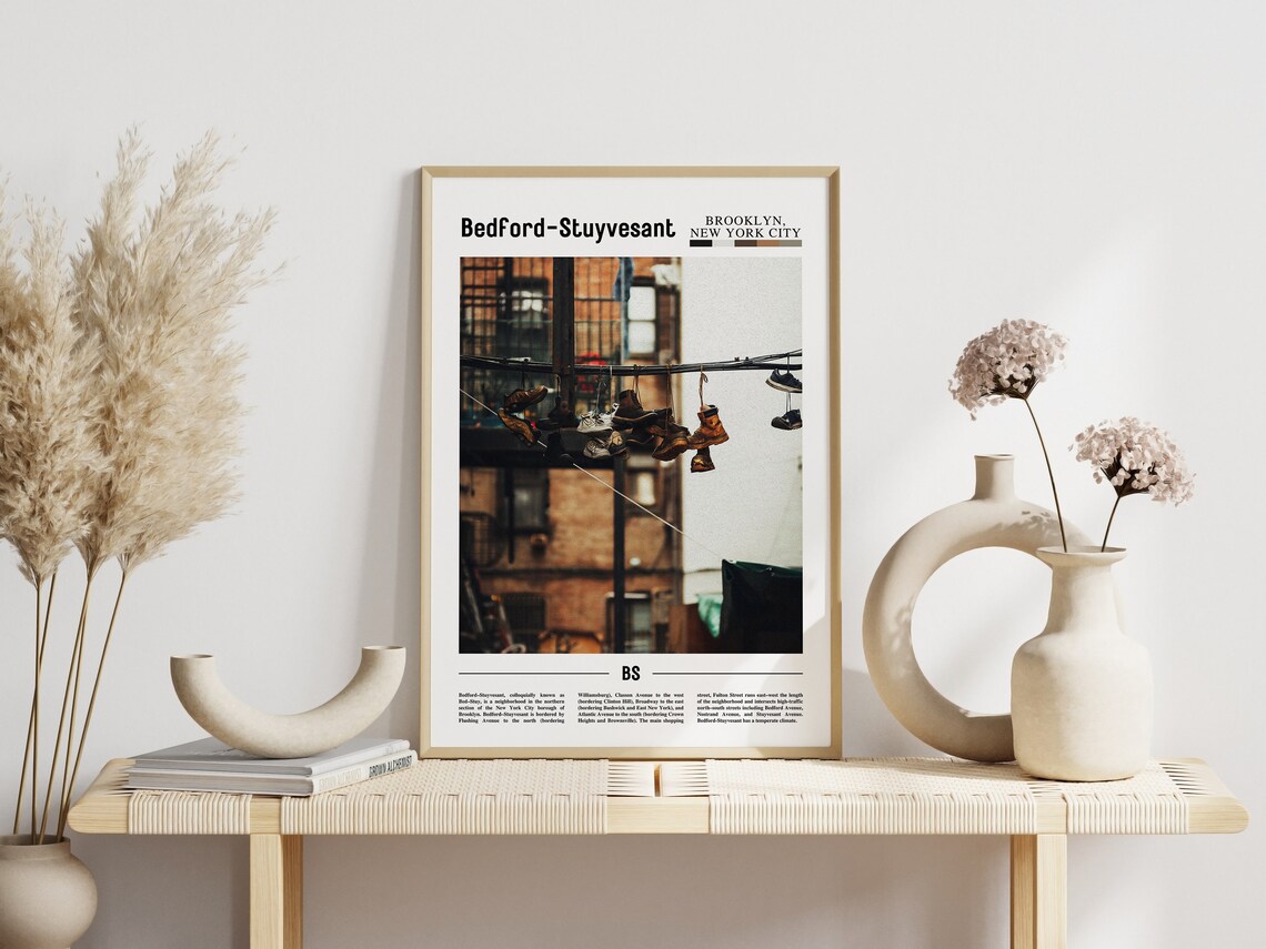 Bedford Stuyvesant Brooklyn NYC Street Culture Urban Art Poster - Image 3