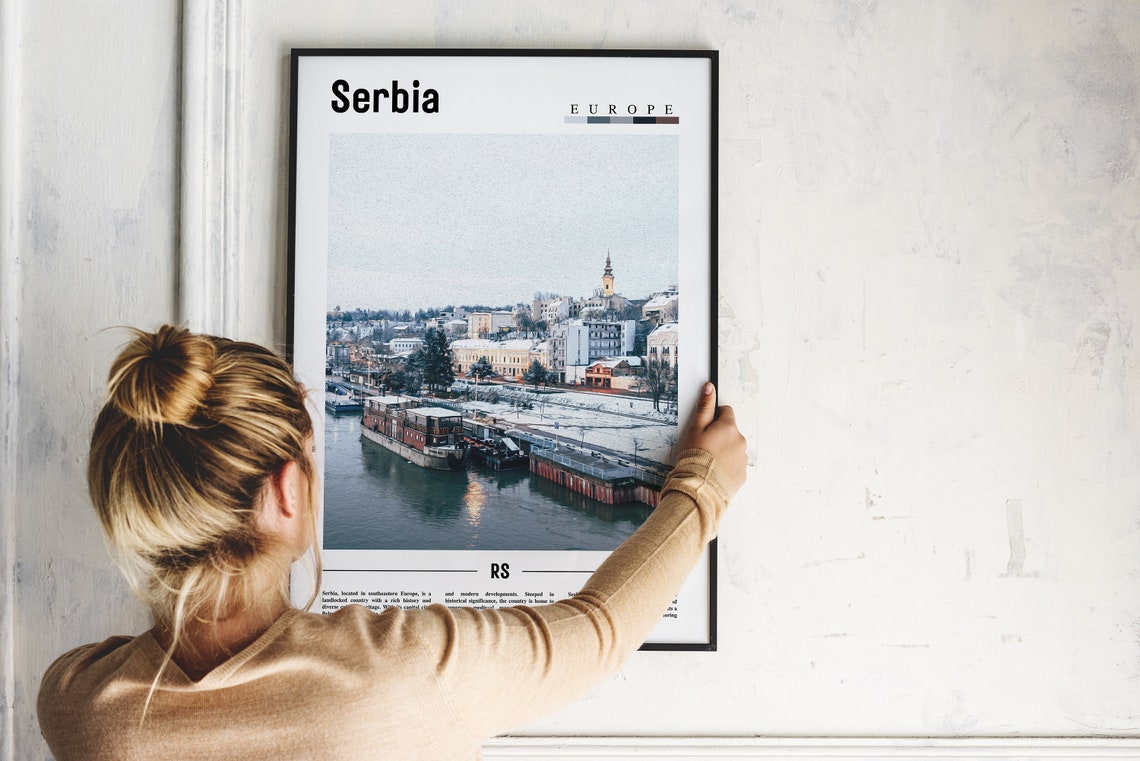 Serbia Poster Serbia Print Serbia Wall Art Europe Photo Europe Poster Europe Print Travel Poster - Image 2