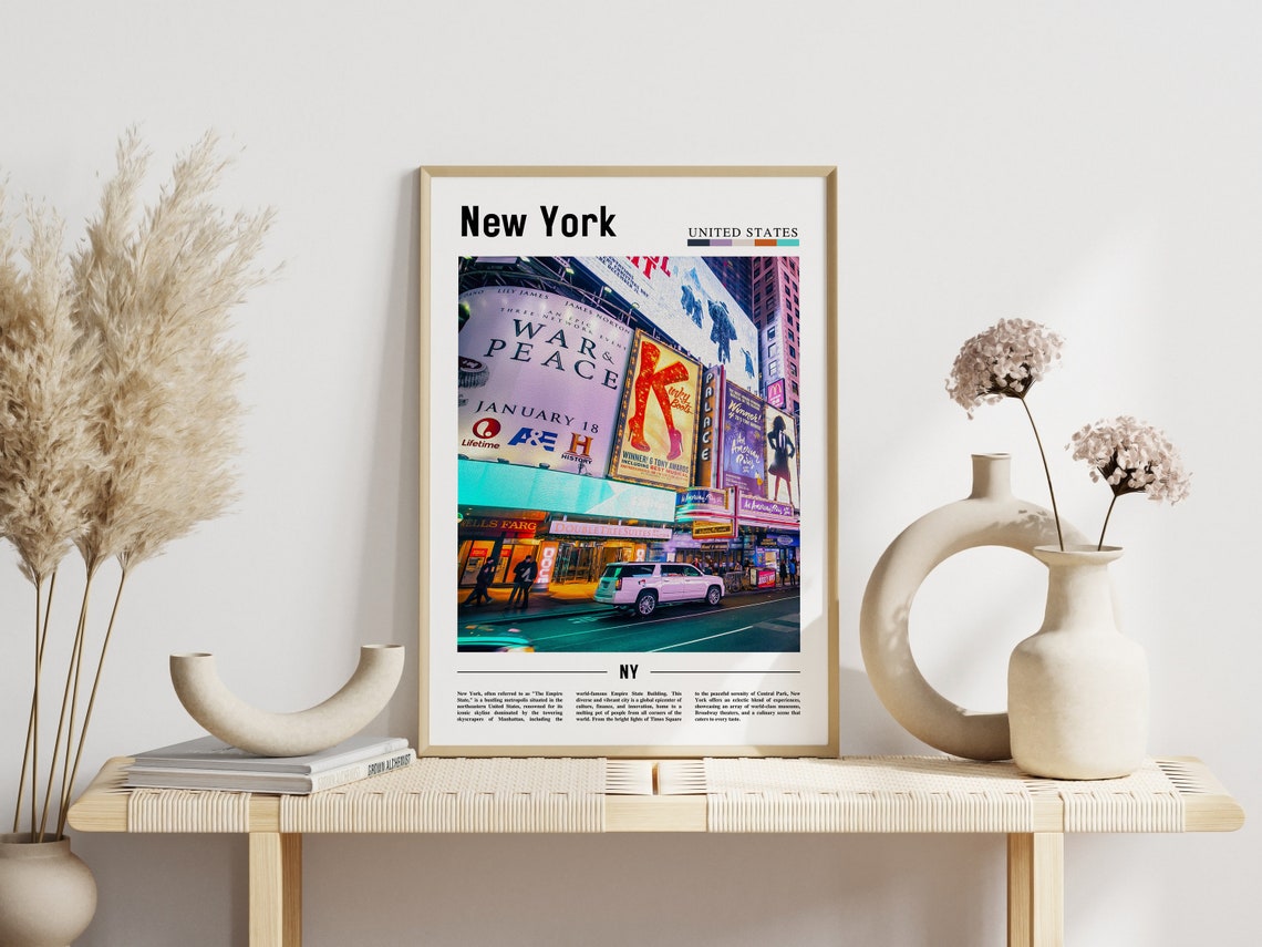 New York Poster New York Print New York Wall Art Ny Photo Ny Poster Ny Print New York Photo Travel Poster - Image 3
