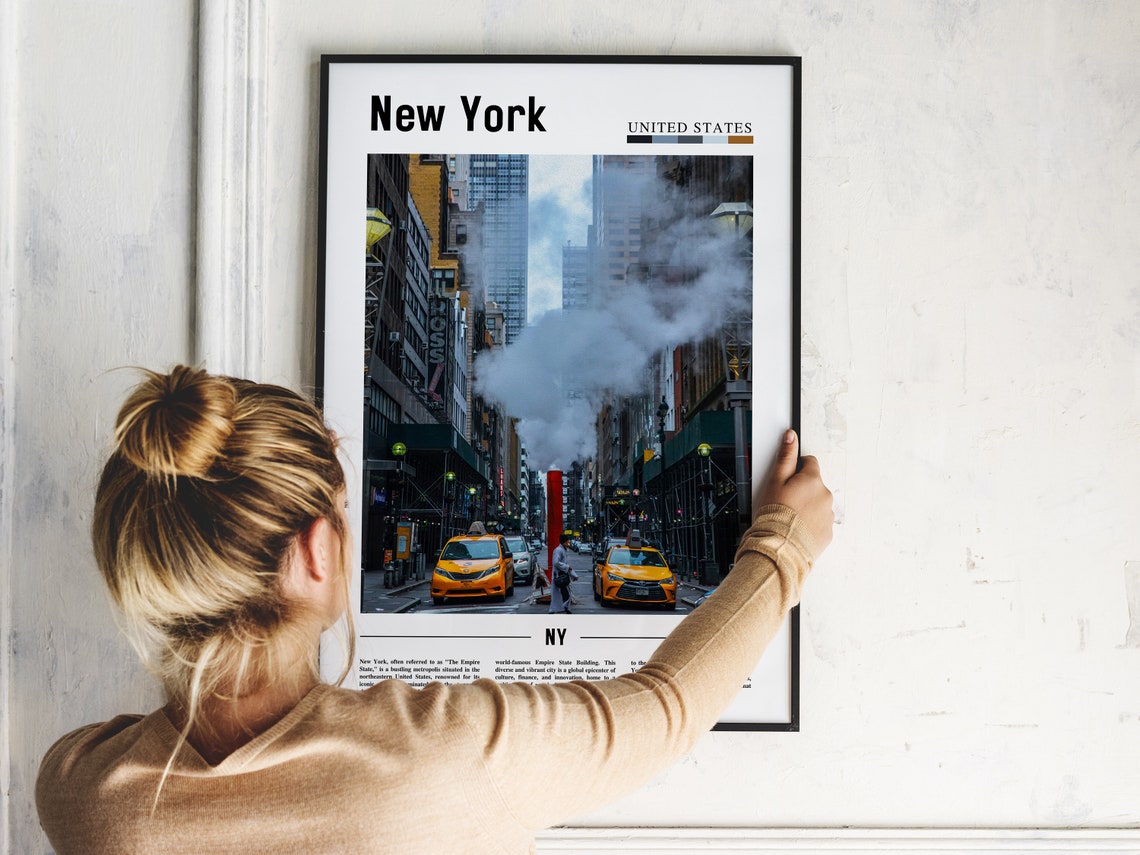 New York Poster New York Print New York Wall Art Ny Photo Ny Poster Ny Print New York Photo Travel Poster - Image 2