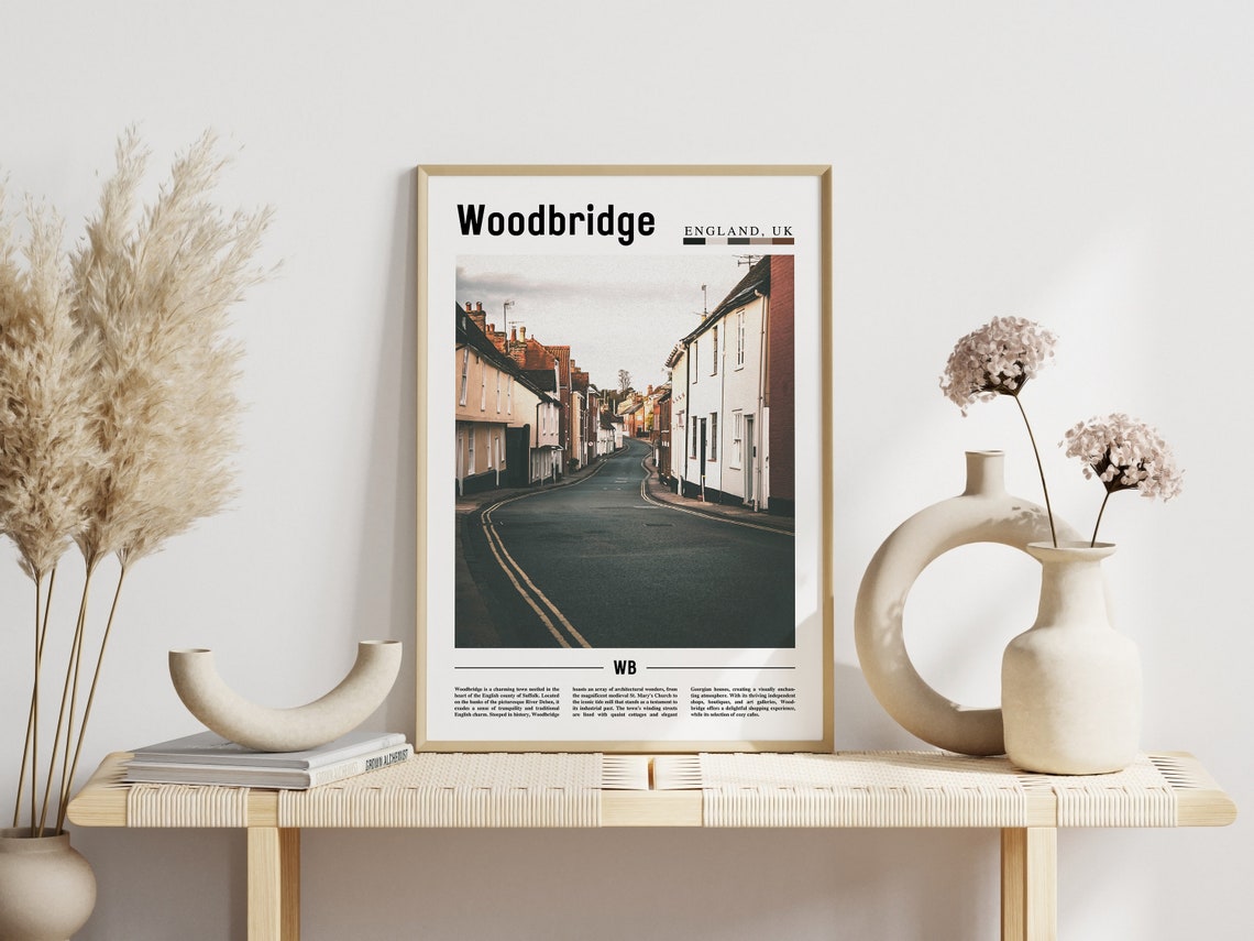 Woodbridge Poster Woodbridge Print Woodbridge Wall Art Europe Photo Europe Poster Europe Print Travel Poster - Image 3