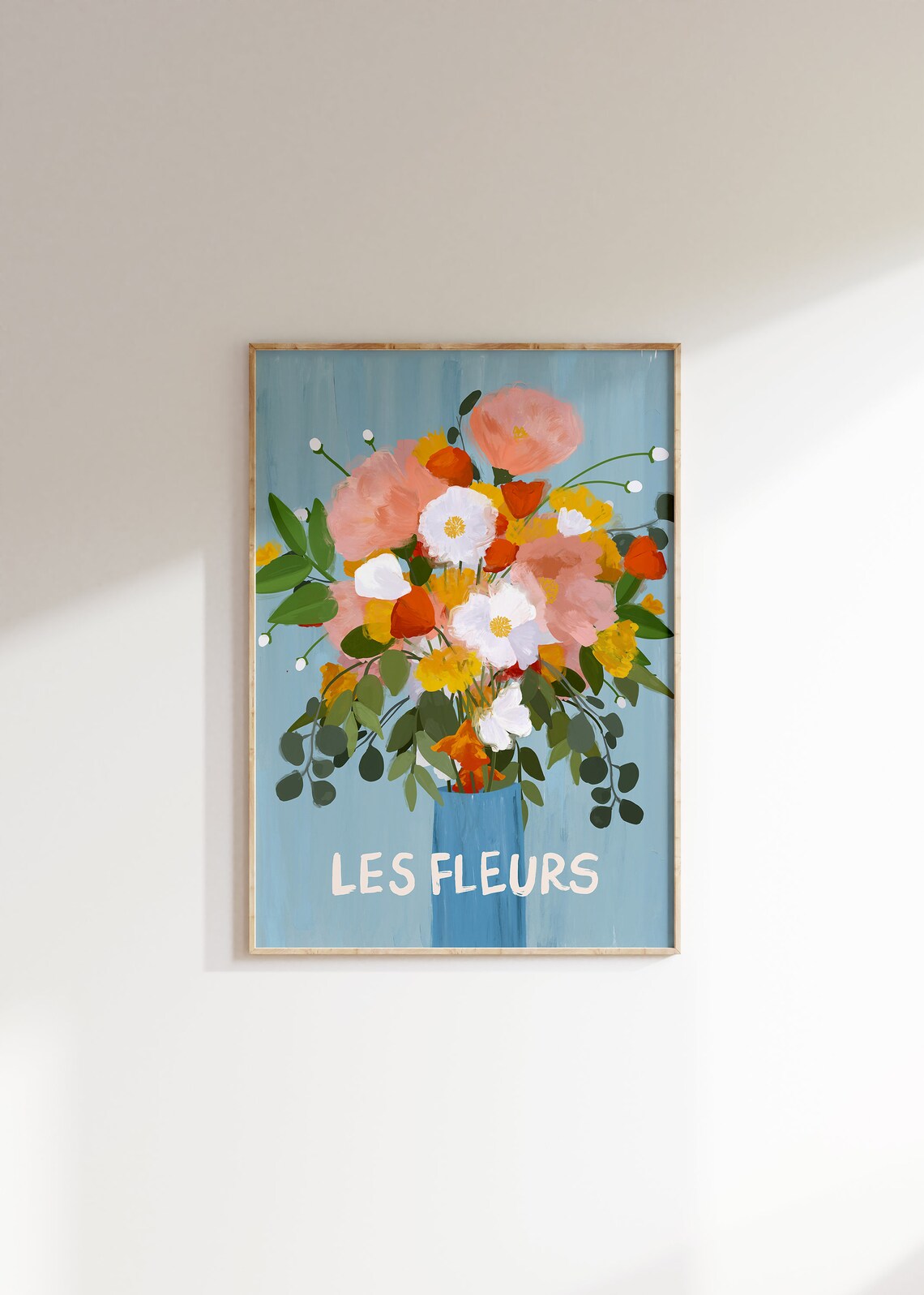 Les Fleurs Flower Bouquet Botanical Wall Print