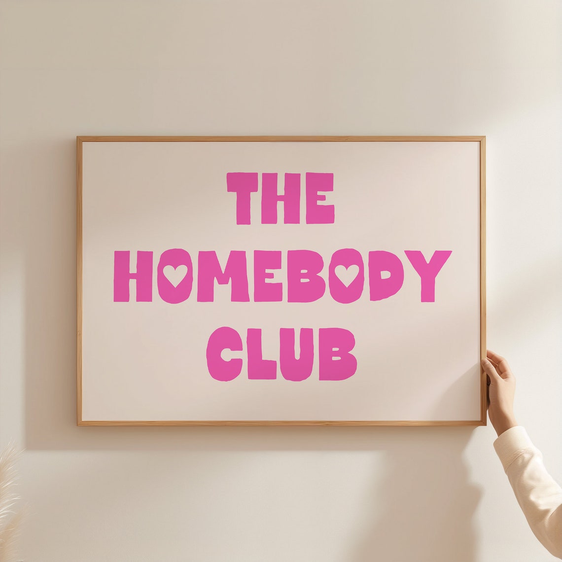 The Homebody Club Art Print Homebody Wall Art Self Care Poster Trendy Art Prints Wall Art College Girl Decor The Couch Club - Image 4