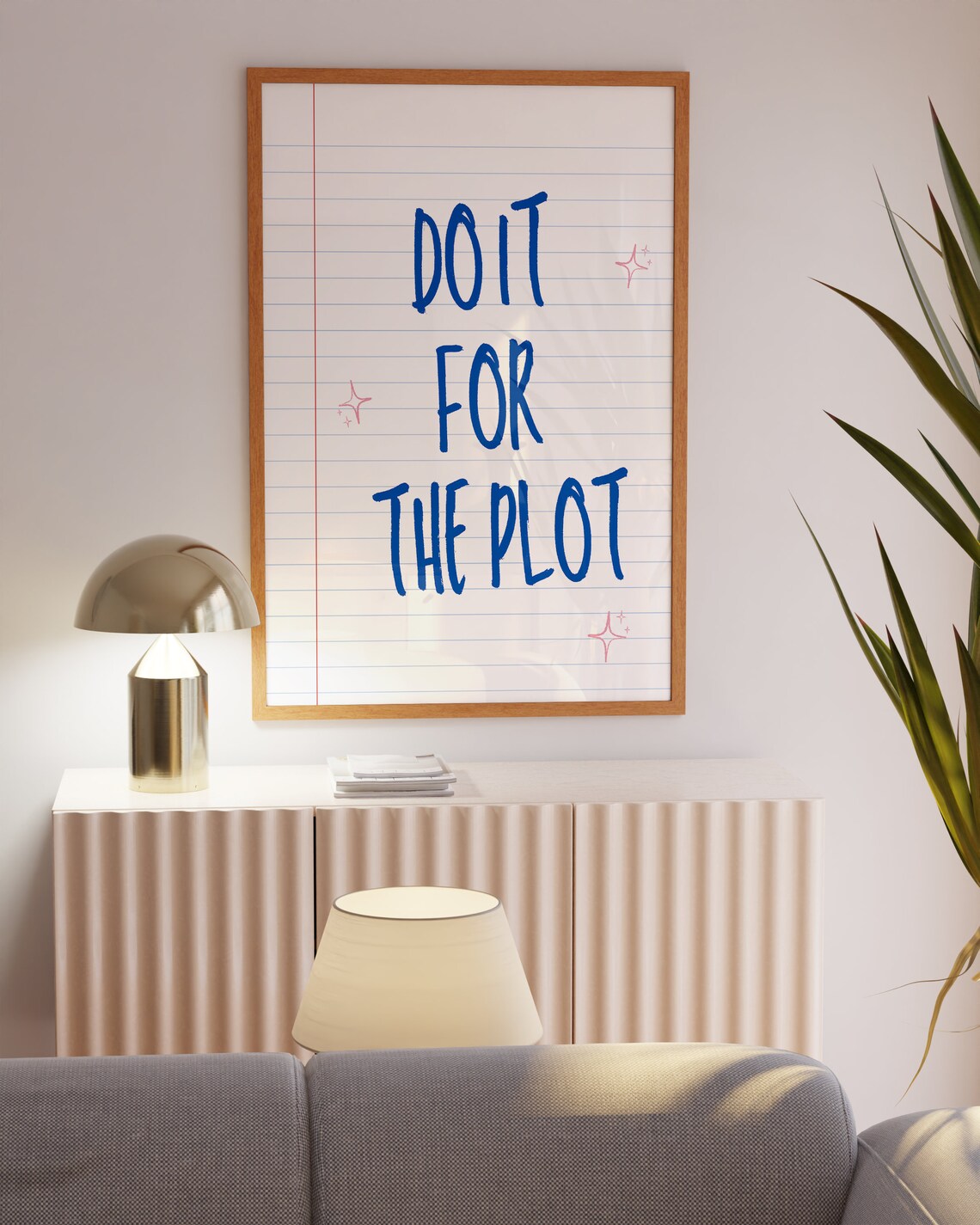 Do It For The Plot, Trendy Y2K Wall Decor - Image 6