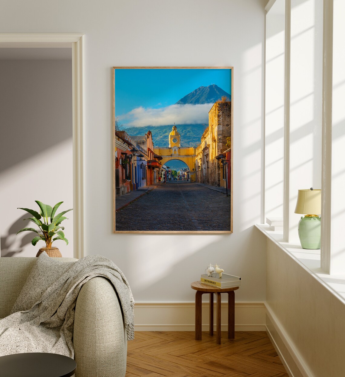 Antigua Guatemala Travel Poster, Real Photo Art Print - Image 5