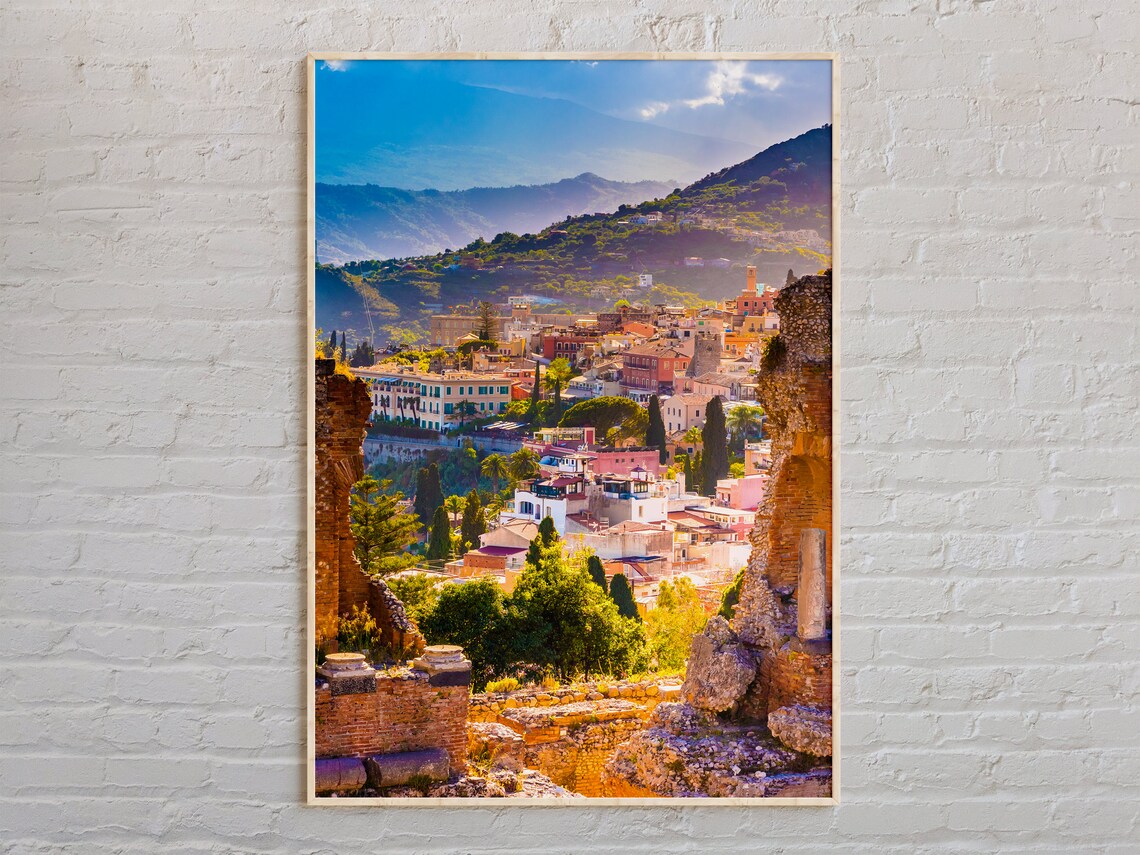 Sicily Photo Print, Sicily Beach Travel Poster