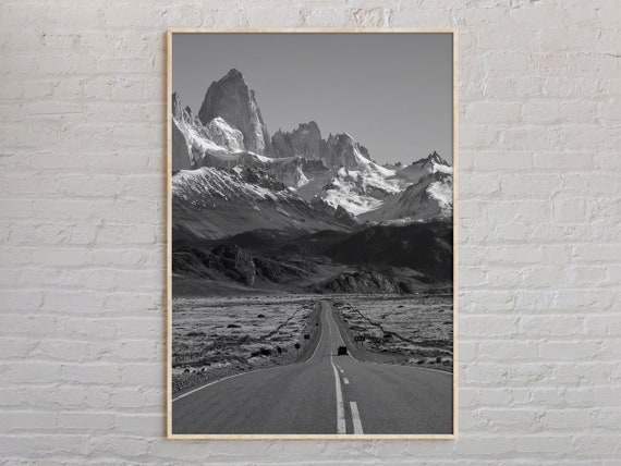 Black And White Argentina Print Wall Art Poster Photo Decor