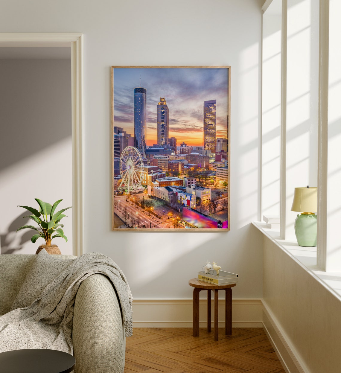 Real Photo Atlanta Print Atlanta Wall Art Atlanta Poster Atlanta Photo Atlanta Poster Print Atlanta Wall Decor Georgia Print - Image 5