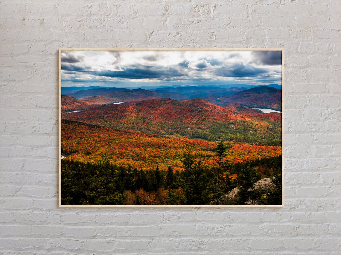 Adirondack Mountains Travel Poster, New York
