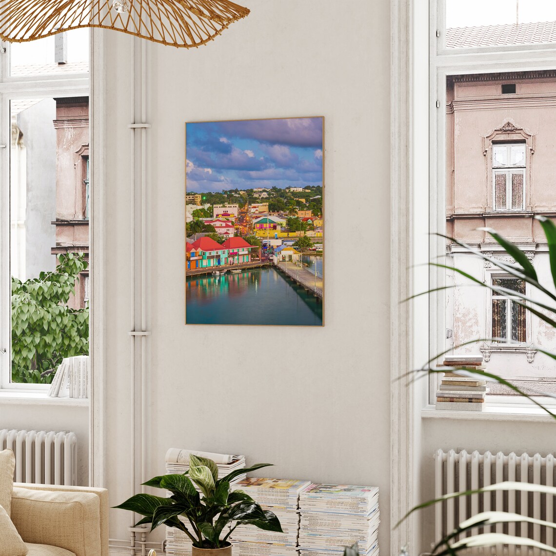 Antigua and Barbuda Travel Poster, Caribbean Photo - Image 3
