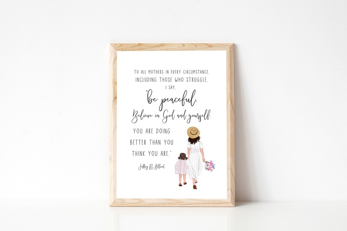 You Are Doing Better Than You Think Quote Art Print