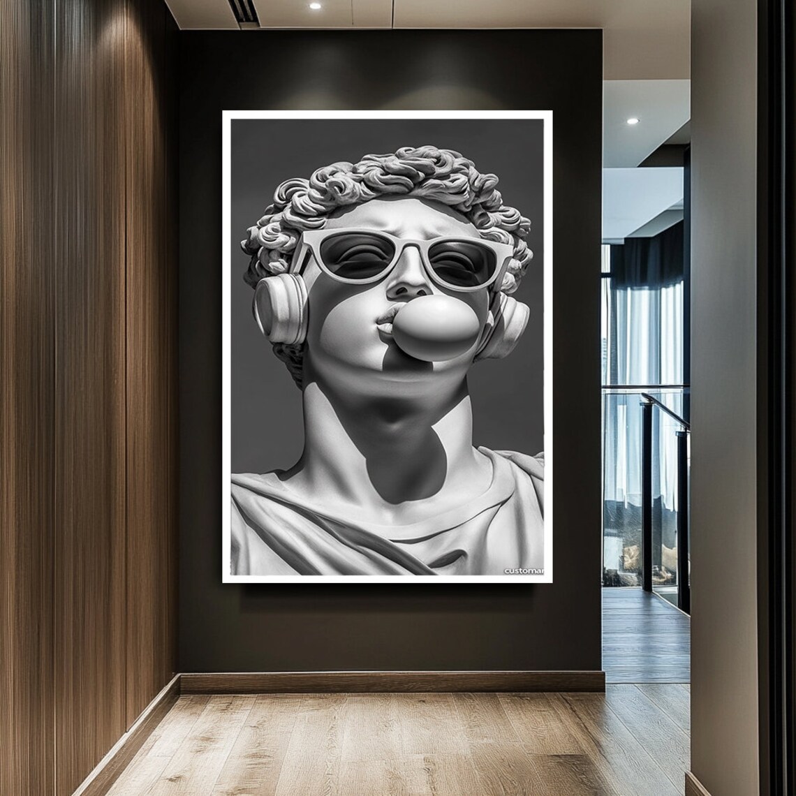 Whimsical Funny Comical Home Decor, Quirky Art Print - Image 2