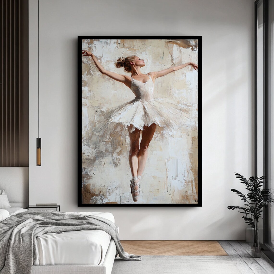 Abstract Ballerina Art Print, Elegant Dance Decor - Image 3